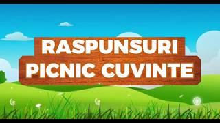 Raspunsuri 1  500 Picnic Cuvant  Toate raspunsurile [upl. by Lyrpa]