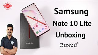 Samsung Galaxy Note 10 Lite Unboxing amp initial impressions ll in Telugu ll [upl. by Aeriel585]