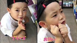 【韓国の可愛い男の子】ギヨン君おねだり大作戦！【日本語字幕】 cute korean boy [upl. by Bearnard212]