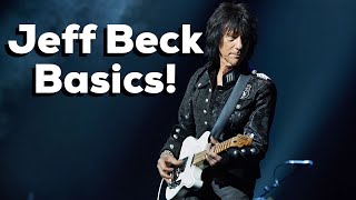 Jeff Beck Basics Lesson for Beginners RIP to the Master Woodshed EP 100 [upl. by Saffier]