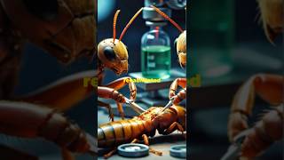 Ants Survival Tactics Amputate or Heal shorts nature🐜💡 [upl. by Hajed133]