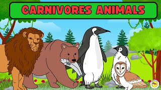 Carnivores Animals Name  Carnivores Animals Names In English  Carnivores Animal Examples amp Picture [upl. by Sosthena]