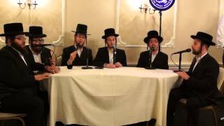 Shira Choir Singing New Rechnitz  Medley at Kumzits Live מקהלת שירה רכניץ קומזיץ [upl. by Etnohc541]