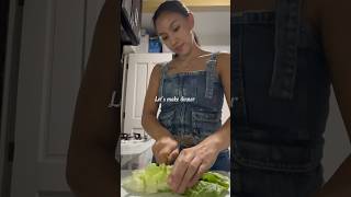 Chicken caesar salad recipecooking salad singlemom parenting chickenrecipe fyp highlights [upl. by Lay]