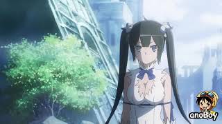 Danmachi season 2 episode 4 Subtitle Indonesia WAR GAME [upl. by Amandie]