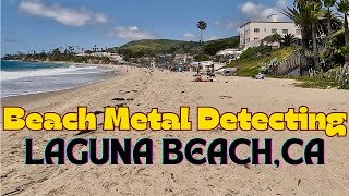 Beach Metal Detecting Treasure In The Sand [upl. by Recnal]