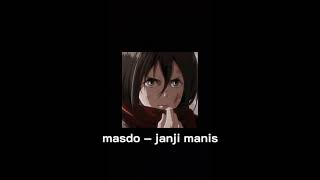 masdo – janji manis slowed and reverb edit with lyrics [upl. by West394]