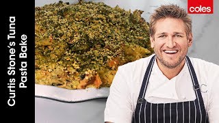 Creamy Tuna Pasta Bake  Cook with Curtis Stone  Coles [upl. by Oigolue822]