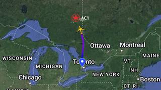 The Longest Nonstop Flights Departing Toronto [upl. by Burnett]