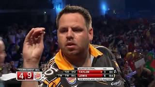 WHAT A MATCH Phil Taylor v Adrian Lewis  Auckland Darts Masters 2016 [upl. by Burkhardt]