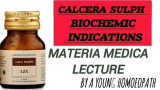 CAL SULPH biochemic indication  MATERIA MEDICAA YOUNG HOMOEOPATH [upl. by Adamok]