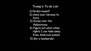 Trumps todo List original by Robert Segarra shorts short shortsvideo shortsfeed [upl. by Annala]