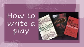 How to write a play [upl. by Novanod]