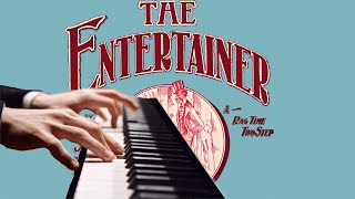 The Entertainer by Scott Joplin Ragtime piano solo [upl. by Akenihs]