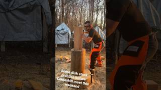 Disk Stack Practice  Timbersports [upl. by Kirbie]