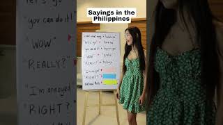 SAYINGS PART 1  Learn Tagalog Philippines [upl. by Anneh]