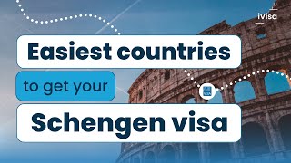 Countries to apply to Schengen visas easily schengenvisa [upl. by Colvert351]