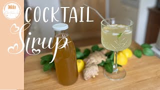 Cocktail Sirup 🍹 ideal auch als alkoholfreies erfrischendes Getränk [upl. by Kurtzig]