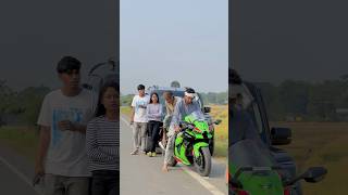 Desi Ka Aukat 🔥  Sumon Stunts shorts zx10r youtubeshorts [upl. by Ataynik]