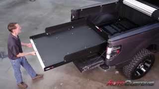 CargoGlide CG1500XL Bed Slide Product Review at AutoCustomscom [upl. by Gannie]