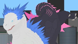 How Shimo meets Evolved Godzilla in GxK [upl. by Amargo870]