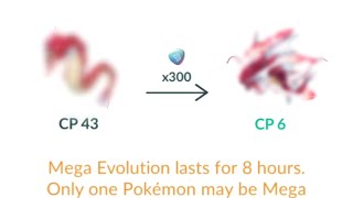 Evolve excellent cp Shiny mega Pokémon [upl. by Cindy]