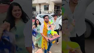 Ganpati bappa mourya❤️ youtubeshorts shortsfeed minivlog ganpatibappa [upl. by Johnathon660]