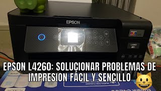 Epson L4260 solucionar problemas de impresion fácil y sencillo [upl. by Randall442]