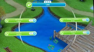 How to have a 24 HOUR FISHATHON at the park in The Sims Free Play [upl. by Asehr]