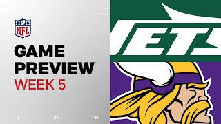 New York Jets vs Minnesota Vikings  2024 Week 5 Game Preview [upl. by Towrey541]