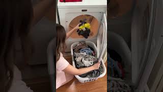 Laundry hack lifehacks momhack laundry laundryhacks organizedlife momlife busymomroutine [upl. by Collar]