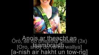 Trish Causey  quotÓró Sé do bheatha bhailequot with Irish Gaelic Lyrics amp Phonetic Pronunciation [upl. by Charla784]