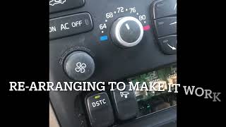 Adding DSTC button on my 2008 Volvo XC90  using the button instead of the stalk menu [upl. by Eizle]