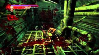 Splatterhouse Walkthrough  Phase 4 The Meat Factory  Part 1 HD X360 PS3 [upl. by Fiann]