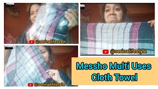 Messho Finds 12 Pcs Kitchen NapkinCleaning ClothTable Wipe Review Messho Haul  Serina Lifestyle [upl. by Armbruster]