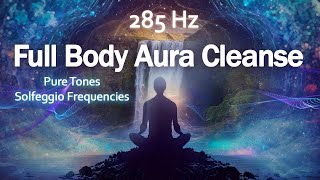 285 Hz Full Body Aura Cleanse Heal Damage in the Body Pure Positive Vibes Healing Music [upl. by Bokaj]