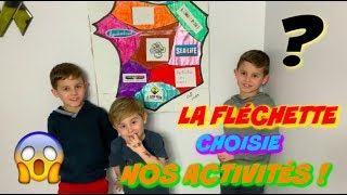 LES FLÉCHETTES CHOISISSENT NOS ACTIVITÉS DU WEEK END [upl. by Alison]