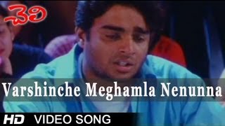 Varshinche Meghamla Nenunna Video Song  Cheli Movie  Madhavan Abbas Reema Sen [upl. by Britni]