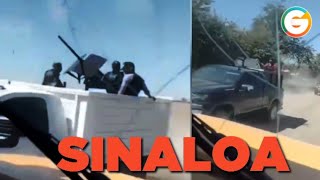 Eran gente del Chapo Isidro  Enfrentamiento en Guasave Sinaloa [upl. by Yaya]