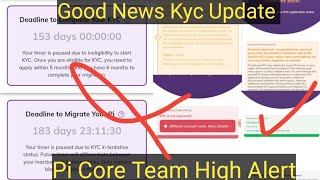 Pi Coin New Update Kyc Problem Solve Pi Network Core Team Working on Kyc All Issue [upl. by Yahska]