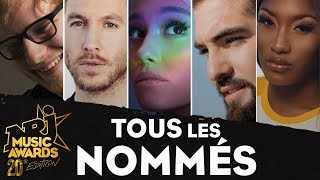 Découvrez tous les nommés 2018 NRJ Music Awards [upl. by Nod]