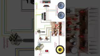 Home Theatre Wiring Connection Diagram ।। Home Theatre Wiring ।। circuitdiagram shorts electric [upl. by Glennie]