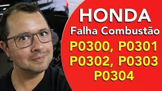 Honda Corta Giro e apresenta P0300 P0301 P0302 P0303 e P0304 de uma só vez [upl. by Alyam]