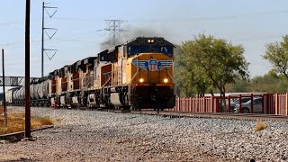 Railfanning UP Phoenix Gila Lordsburg Sub 2 of 3 [upl. by Lemra]