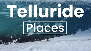 Top 7 Best Places to Visit in Telluride Colorado  USA  English [upl. by Ahserb]