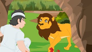 Androcles and the Lion  English Story I Bedtime Story I Kids Stories I Animated Stories  Poems [upl. by Ylac140]