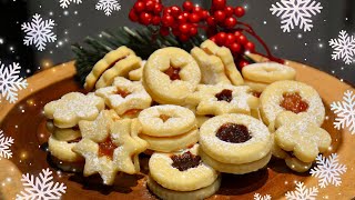 NAJBOLJI RECEPT ZA VANILICELINZERE KOJI UVIJEK USPIJU  LINZER COOKIE [upl. by Mitman]