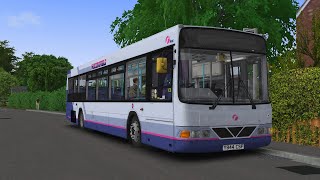 OMSI 2 Route 95 Retford Bus Station to Gainsborough Bus Station Sorry about Audio [upl. by Chatav]