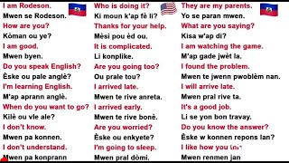 Englishcreole English Phrases For Beginners  LAERN ENGLISH [upl. by Aley]