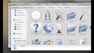 How To Install RocketDock Skin amp Dock Icons [upl. by Otilrac]